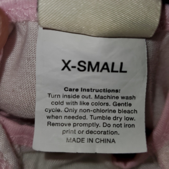 Ellen Degeneres Puppy 🐶 Dress with Ruffle pleated hem pink colar.. X small - Picture 7 of 14